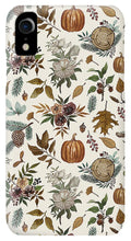 Load image into Gallery viewer, Pumpkins, Flowers and Fall Foliage - Phone Case