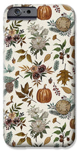 Load image into Gallery viewer, Pumpkins, Flowers and Fall Foliage - Phone Case