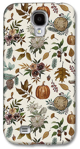 Pumpkins, Flowers and Fall Foliage - Phone Case