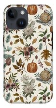 Load image into Gallery viewer, Pumpkins, Flowers and Fall Foliage - Phone Case