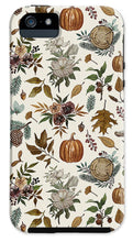 Load image into Gallery viewer, Pumpkins, Flowers and Fall Foliage - Phone Case