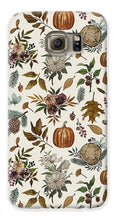 Load image into Gallery viewer, Pumpkins, Flowers and Fall Foliage - Phone Case