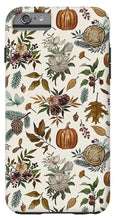 Load image into Gallery viewer, Pumpkins, Flowers and Fall Foliage - Phone Case