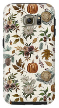 Load image into Gallery viewer, Pumpkins, Flowers and Fall Foliage - Phone Case