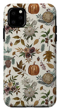 Load image into Gallery viewer, Pumpkins, Flowers and Fall Foliage - Phone Case