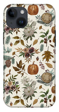 Load image into Gallery viewer, Pumpkins, Flowers and Fall Foliage - Phone Case