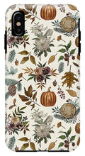 Load image into Gallery viewer, Pumpkins, Flowers and Fall Foliage - Phone Case