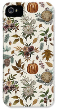 Load image into Gallery viewer, Pumpkins, Flowers and Fall Foliage - Phone Case