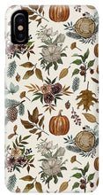 Load image into Gallery viewer, Pumpkins, Flowers and Fall Foliage - Phone Case