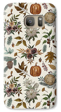 Load image into Gallery viewer, Pumpkins, Flowers and Fall Foliage - Phone Case