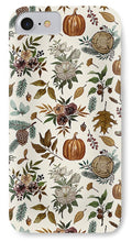 Load image into Gallery viewer, Pumpkins, Flowers and Fall Foliage - Phone Case