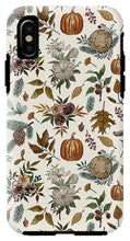 Load image into Gallery viewer, Pumpkins, Flowers and Fall Foliage - Phone Case