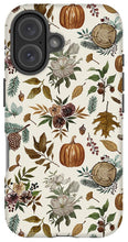 Load image into Gallery viewer, Pumpkins, Flowers and Fall Foliage - Phone Case