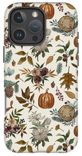 Load image into Gallery viewer, Pumpkins, Flowers and Fall Foliage - Phone Case