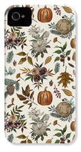 Load image into Gallery viewer, Pumpkins, Flowers and Fall Foliage - Phone Case