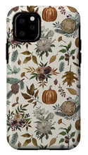 Load image into Gallery viewer, Pumpkins, Flowers and Fall Foliage - Phone Case