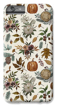 Load image into Gallery viewer, Pumpkins, Flowers and Fall Foliage - Phone Case