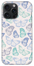 Load image into Gallery viewer, Purple and Green Butterfly Pattern - Phone Case