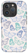 Load image into Gallery viewer, Purple and Green Butterfly Pattern - Phone Case