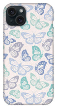 Load image into Gallery viewer, Purple and Green Butterfly Pattern - Phone Case