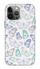 Load image into Gallery viewer, Purple and Green Butterfly Pattern - Phone Case