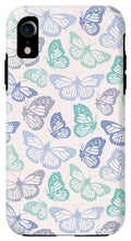 Load image into Gallery viewer, Purple and Green Butterfly Pattern - Phone Case