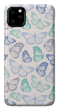 Load image into Gallery viewer, Purple and Green Butterfly Pattern - Phone Case