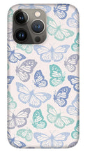 Load image into Gallery viewer, Purple and Green Butterfly Pattern - Phone Case