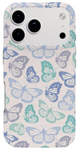 Load image into Gallery viewer, Purple and Green Butterfly Pattern - Phone Case