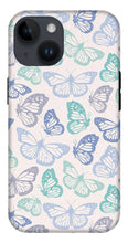 Load image into Gallery viewer, Purple and Green Butterfly Pattern - Phone Case