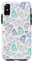 Load image into Gallery viewer, Purple and Green Butterfly Pattern - Phone Case