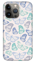 Load image into Gallery viewer, Purple and Green Butterfly Pattern - Phone Case