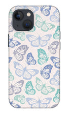 Load image into Gallery viewer, Purple and Green Butterfly Pattern - Phone Case