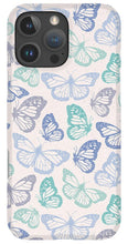 Load image into Gallery viewer, Purple and Green Butterfly Pattern - Phone Case