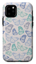 Load image into Gallery viewer, Purple and Green Butterfly Pattern - Phone Case