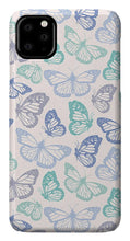 Load image into Gallery viewer, Purple and Green Butterfly Pattern - Phone Case