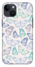 Load image into Gallery viewer, Purple and Green Butterfly Pattern - Phone Case