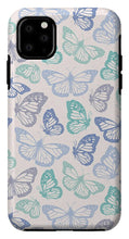 Load image into Gallery viewer, Purple and Green Butterfly Pattern - Phone Case