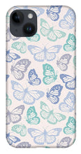 Load image into Gallery viewer, Purple and Green Butterfly Pattern - Phone Case