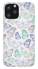 Load image into Gallery viewer, Purple and Green Butterfly Pattern - Phone Case