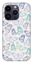 Load image into Gallery viewer, Purple and Green Butterfly Pattern - Phone Case