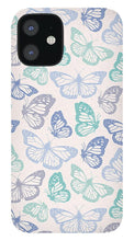 Load image into Gallery viewer, Purple and Green Butterfly Pattern - Phone Case