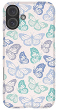 Load image into Gallery viewer, Purple and Green Butterfly Pattern - Phone Case
