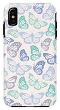 Load image into Gallery viewer, Purple and Green Butterfly Pattern - Phone Case
