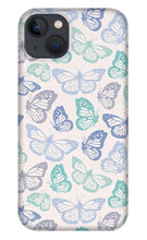 Load image into Gallery viewer, Purple and Green Butterfly Pattern - Phone Case