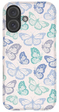 Load image into Gallery viewer, Purple and Green Butterfly Pattern - Phone Case