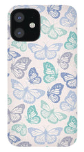 Load image into Gallery viewer, Purple and Green Butterfly Pattern - Phone Case