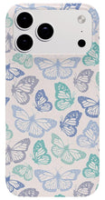 Load image into Gallery viewer, Purple and Green Butterfly Pattern - Phone Case