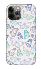 Load image into Gallery viewer, Purple and Green Butterfly Pattern - Phone Case