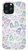 Load image into Gallery viewer, Purple and Green Butterfly Pattern - Phone Case